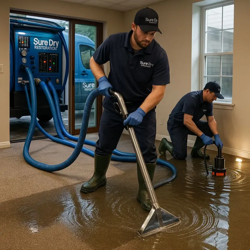 Water Extraction and Removal process in Menominee County, MI